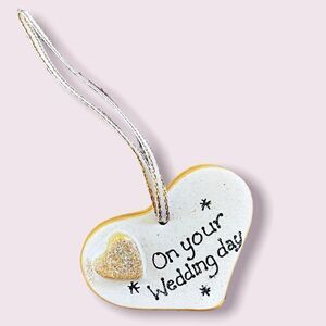 Hand Crafted Ceramic Pendant Gift Tag Wedding Gift